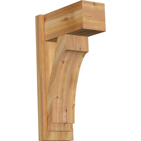 Ekena Millwork Imperial Block Rough Sawn Outlooker, Western Red Cedar, 8"W x 16"D x 28"H OUT08X16X28IMP05RWR
